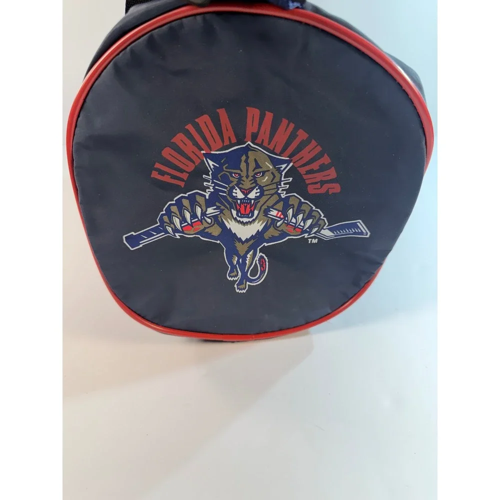 Florida Panthers NHL Duffel Bag Navy Blue Red Office Depot Hockey Gym Travel Bag